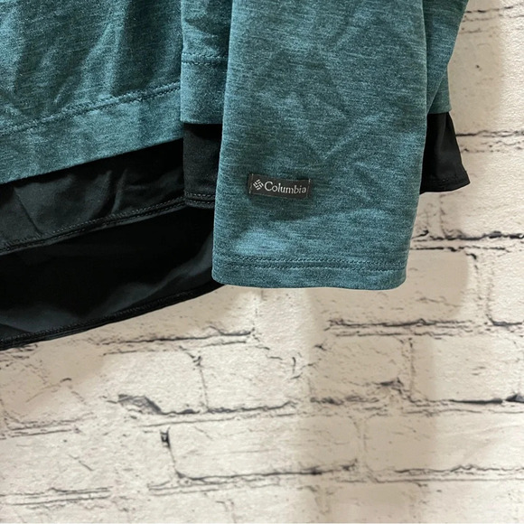 COLUMBIA Womens Omni-Wick Advanced Evaporation Long Sleeve Green Black XL - Picture 5 of 9